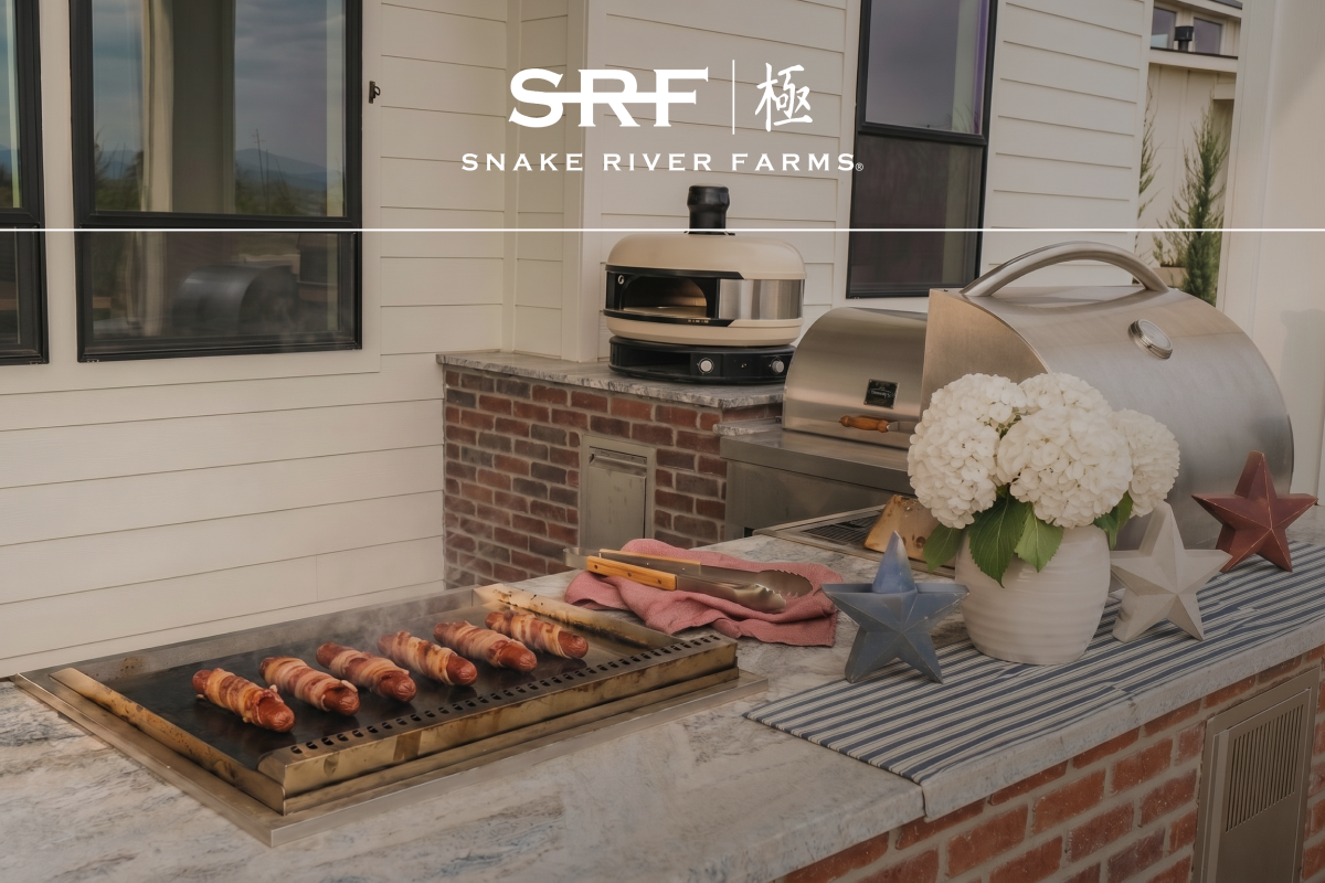SRF logo and grill hero