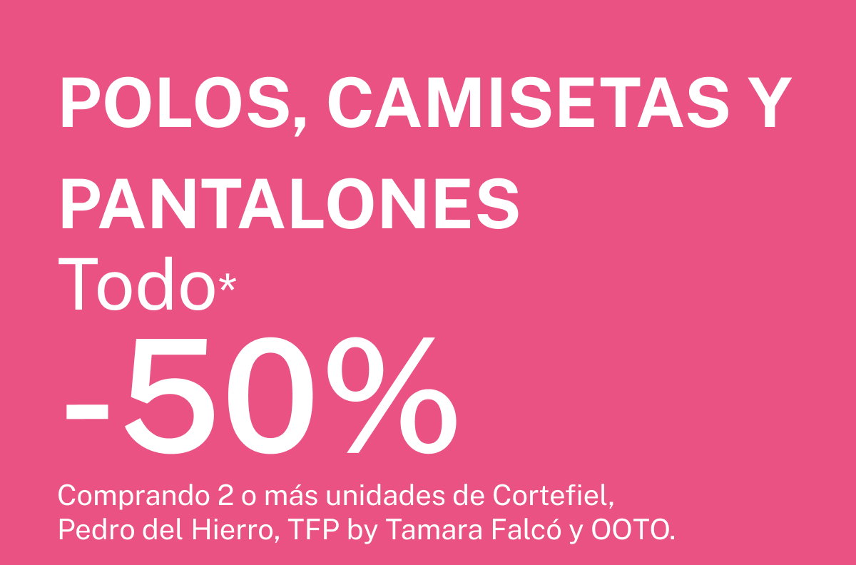 POLOS, CAMISETAS Y PANTALONES