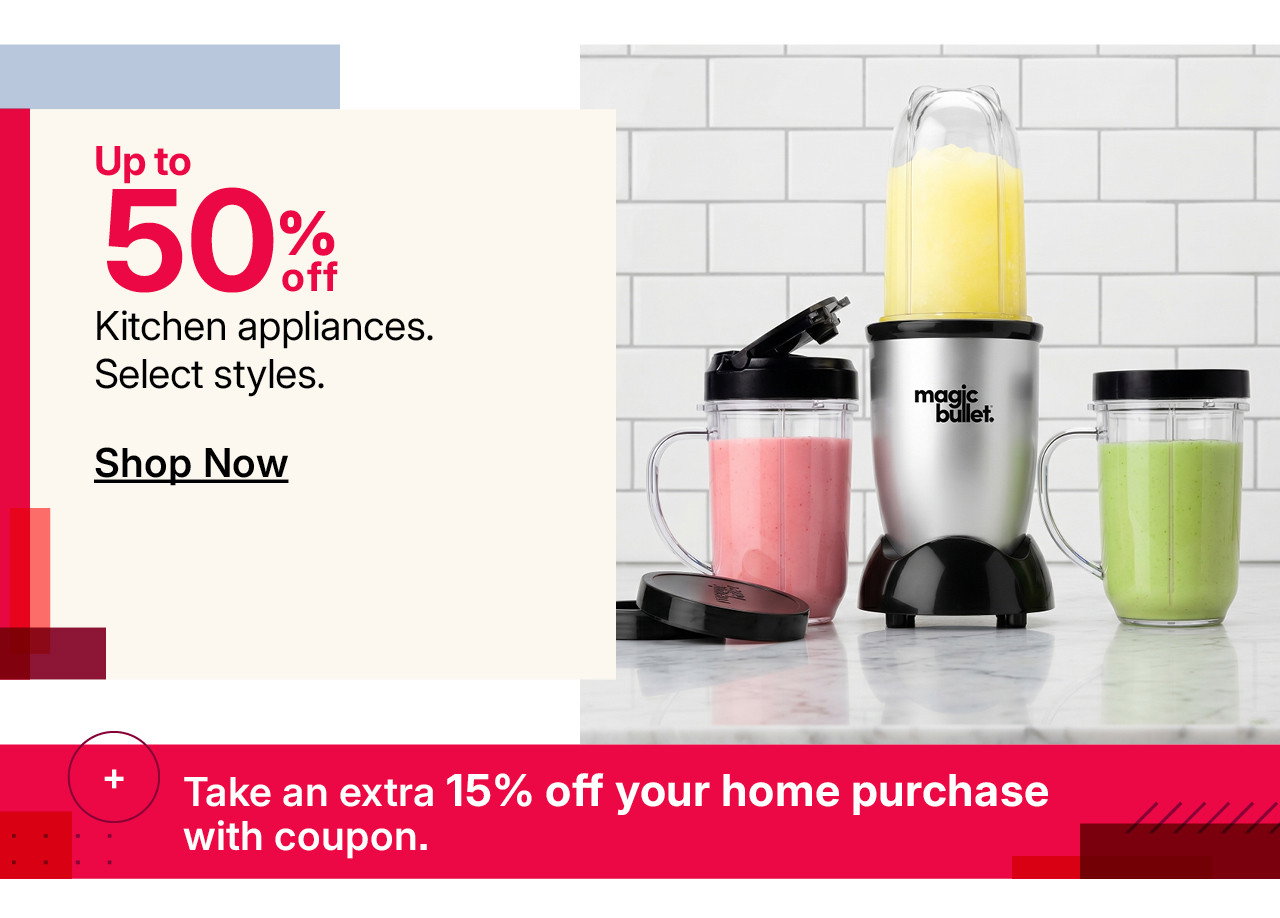50% off kitchen appliances