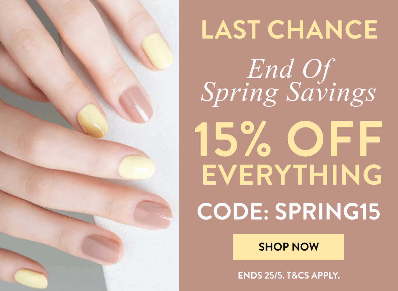 15% off sitewide ends tomorrow