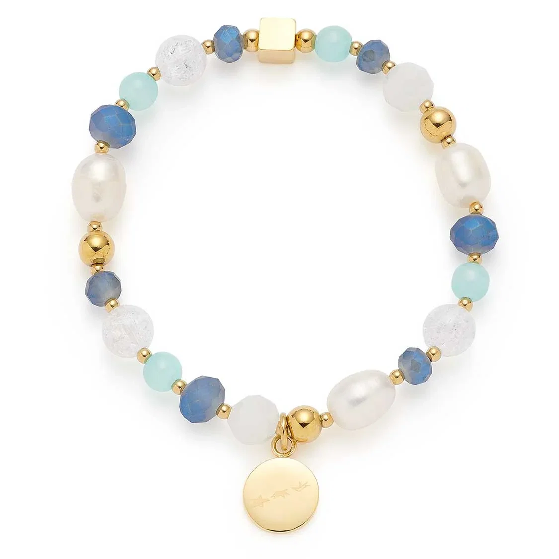 Image of Armband HOPE gold/blau