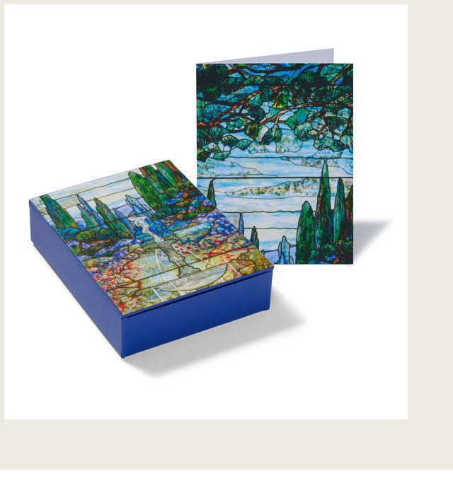 Louis C. Tiffany Garden Landscape Notecards