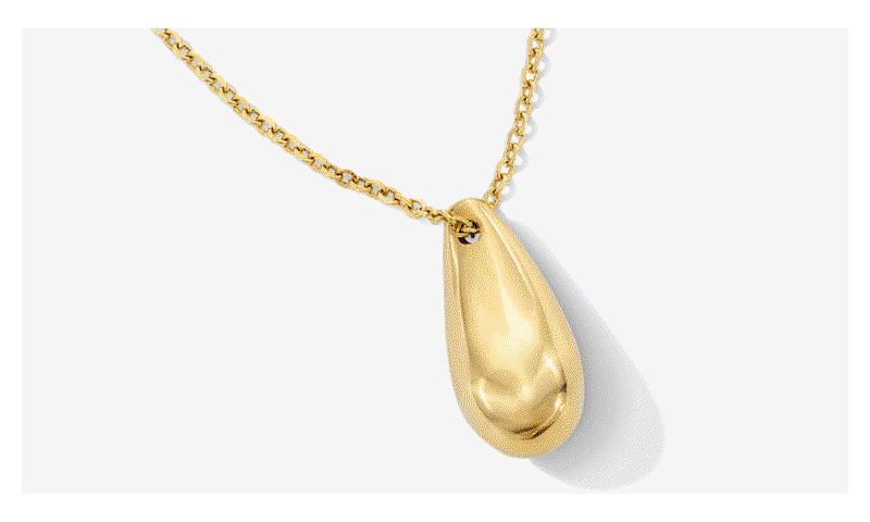 Variety of rotating fine jewellery.