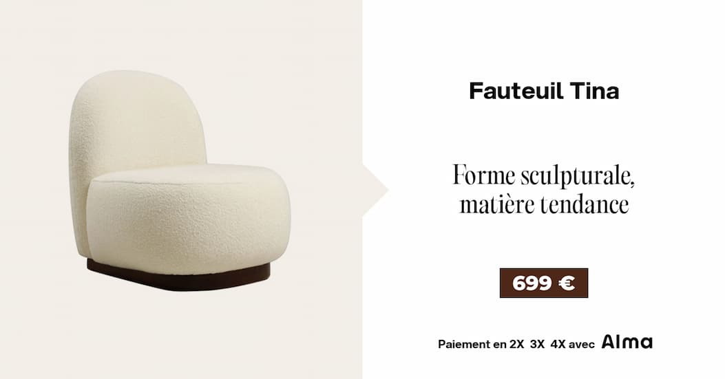 Fauteuil Tina