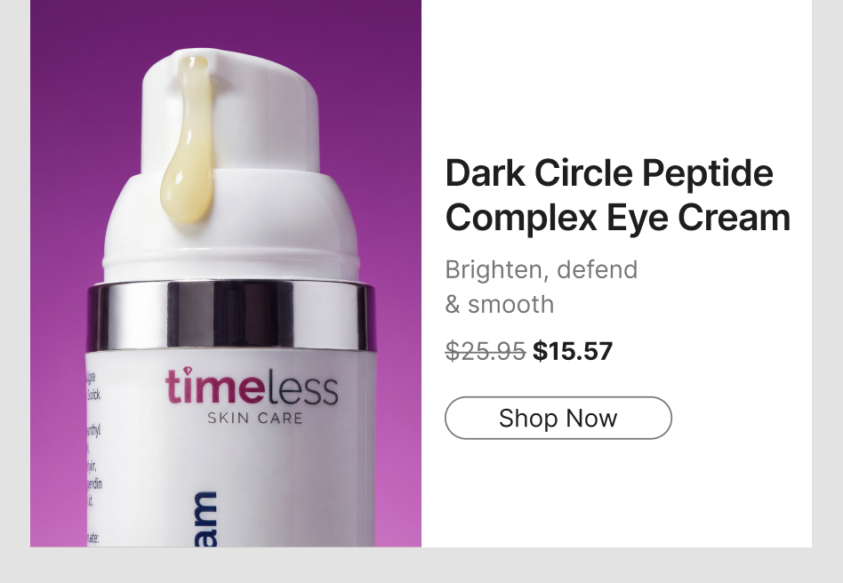 dark circle peptide complex eye cream brighten & hydrate