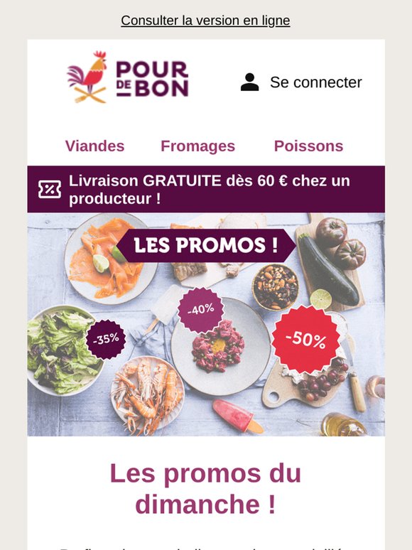 C'est l'heure des promos !