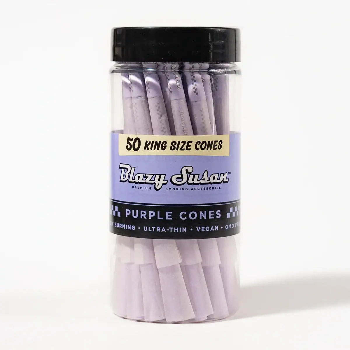 Image of Purple Pre Rolled Cones Jar