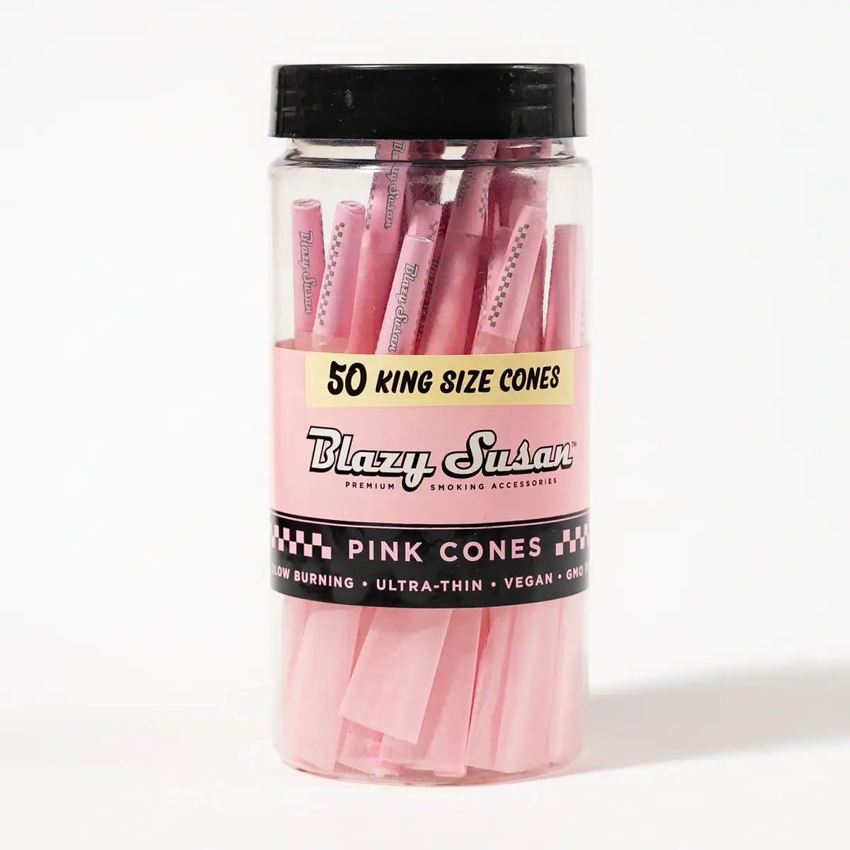 Image of Pink Pre Rolled Cones Jar