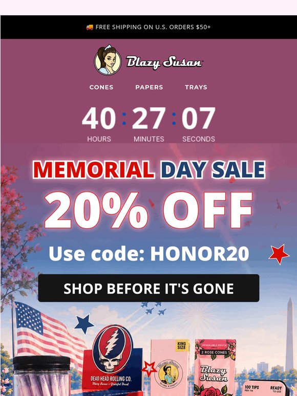 🔥 Up to 20% OFF → 1 day left
