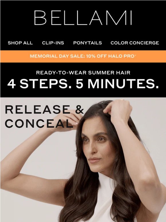 Vacation-ready hair with less effort
