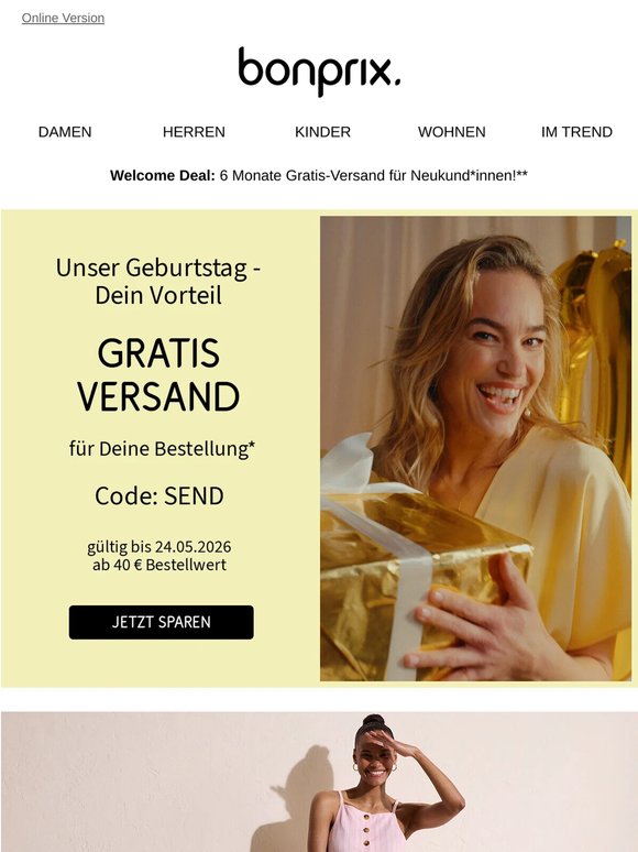 Versand geschenkt – jetzt shoppen 🎉