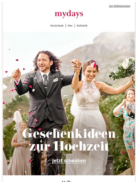 👰‍♀️🤵‍♂️ Das perfekte Hochzeitsgeschenk!