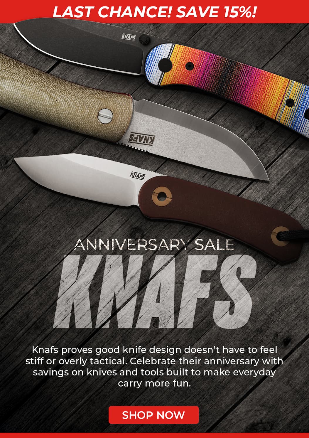 Knafs Anniversary Sale
