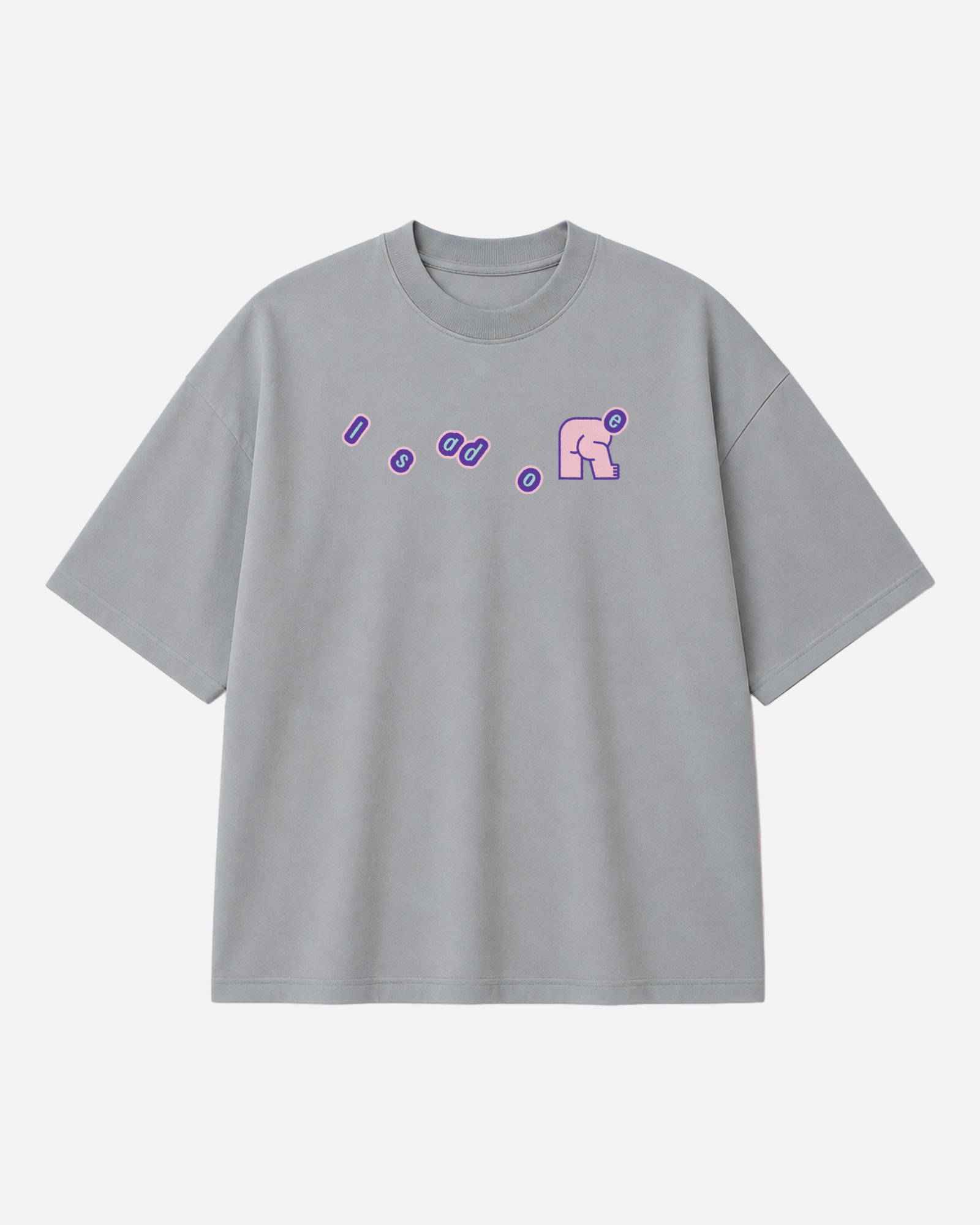 Bums on Tour T-shirt Misty Gray