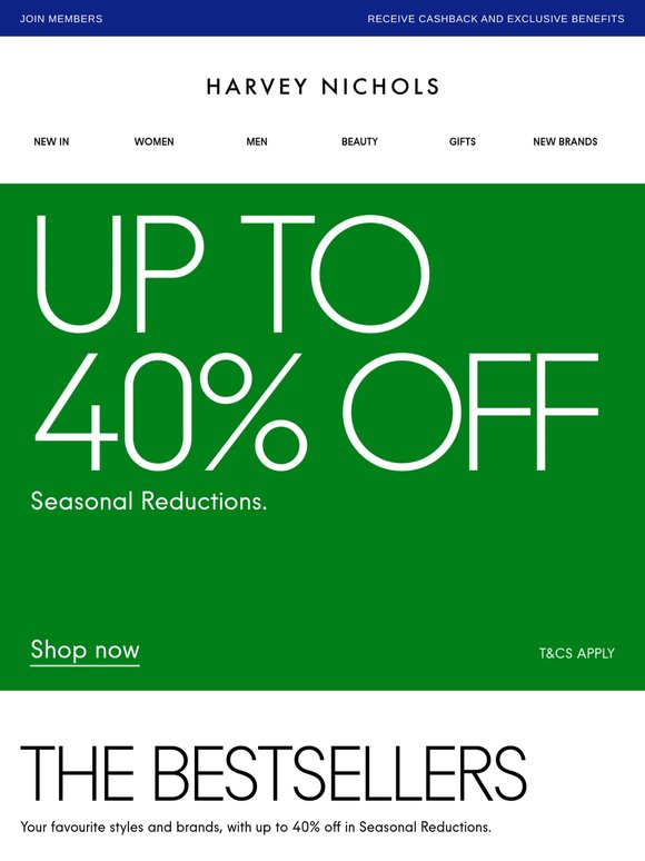 Seasonal Reductions: the bestsellers