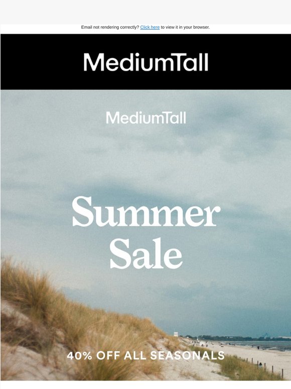-40% Off All Seasonals