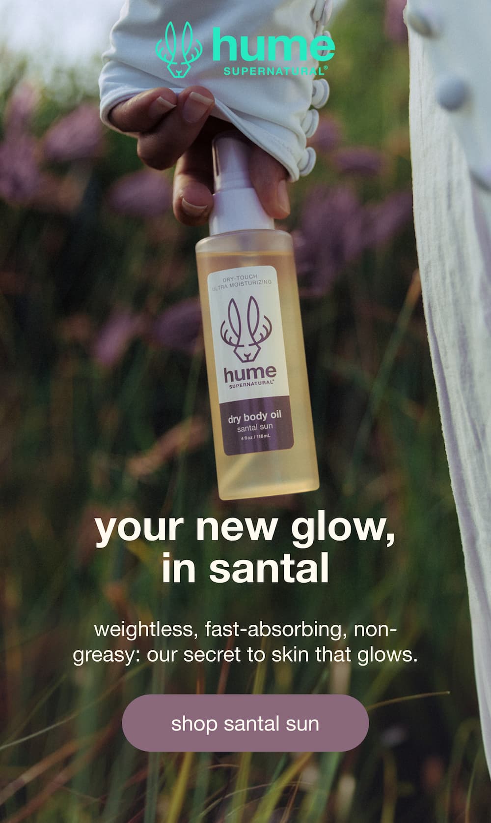 your new glow in santal