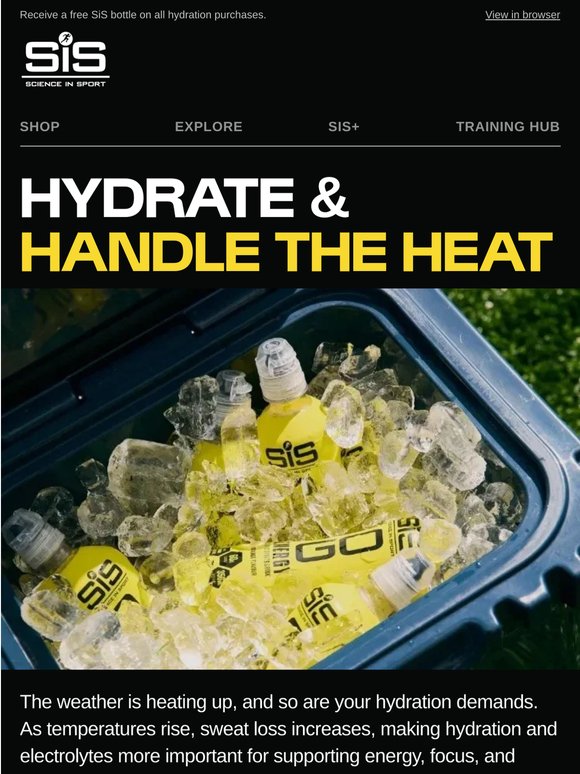 This week's forecast: Hydration required