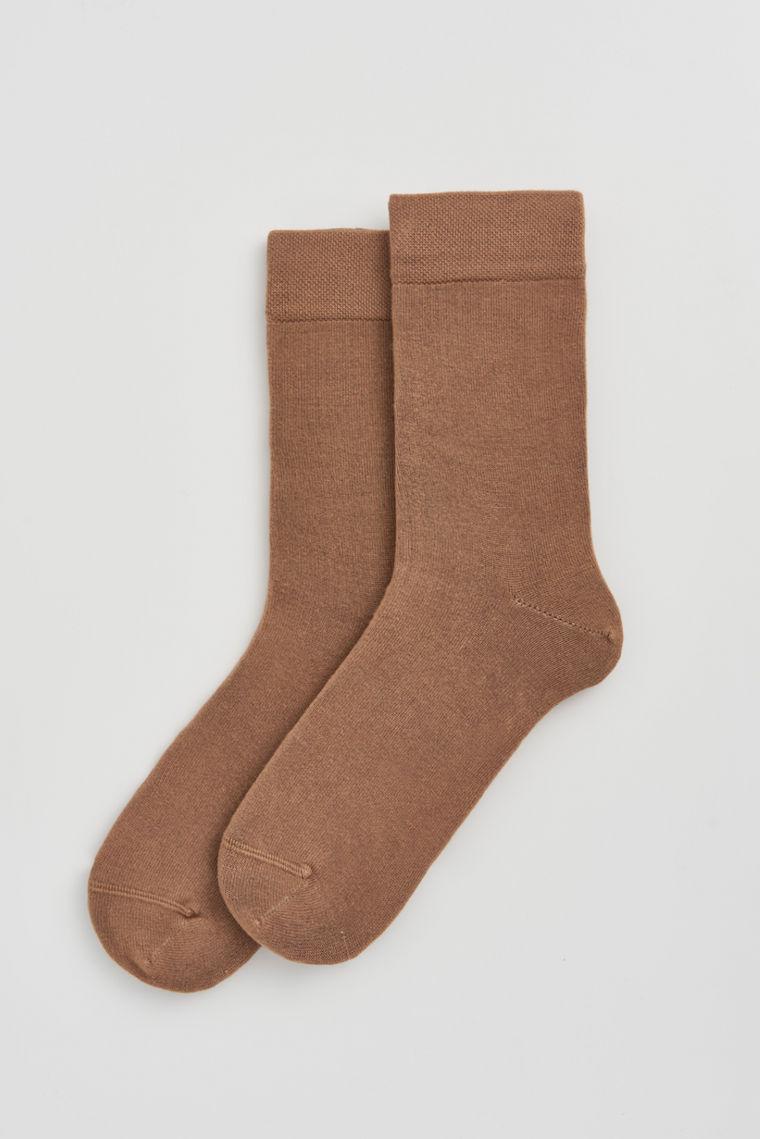 Biscuit Beige Bamboo Socks