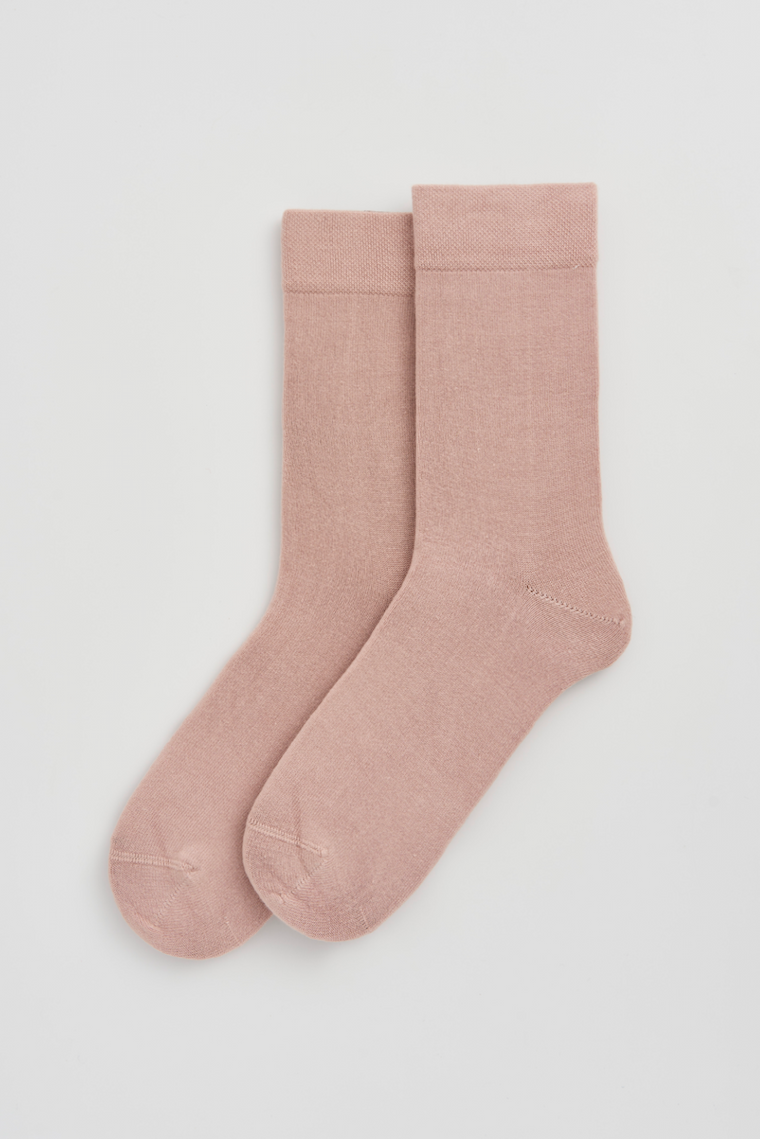 Faded Pink Bamboo Socks