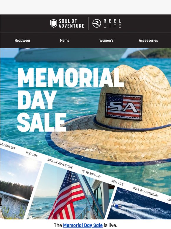 Memorial Day Sale: Save Up to 50% 🇺🇸