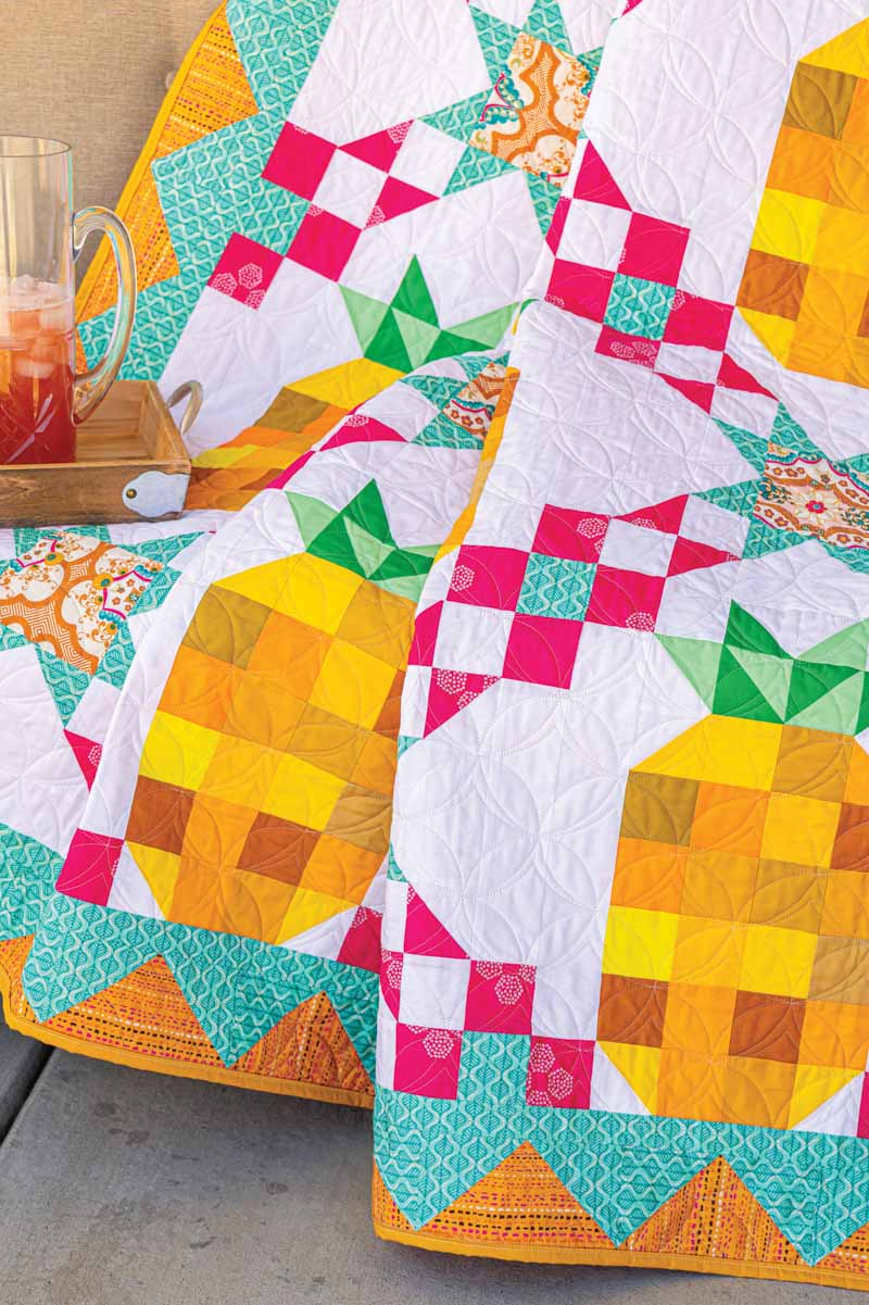 Pineapple Picnic Quilt Pattern Download