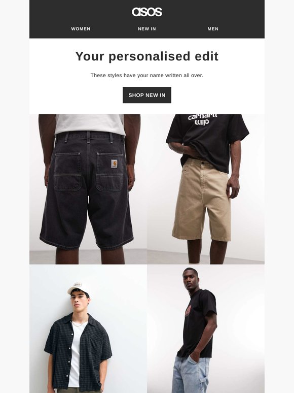Your personalised edit