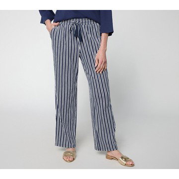 Belle by Kim Gravel Petite Packabelle Slay the Vacay Straight Pants
