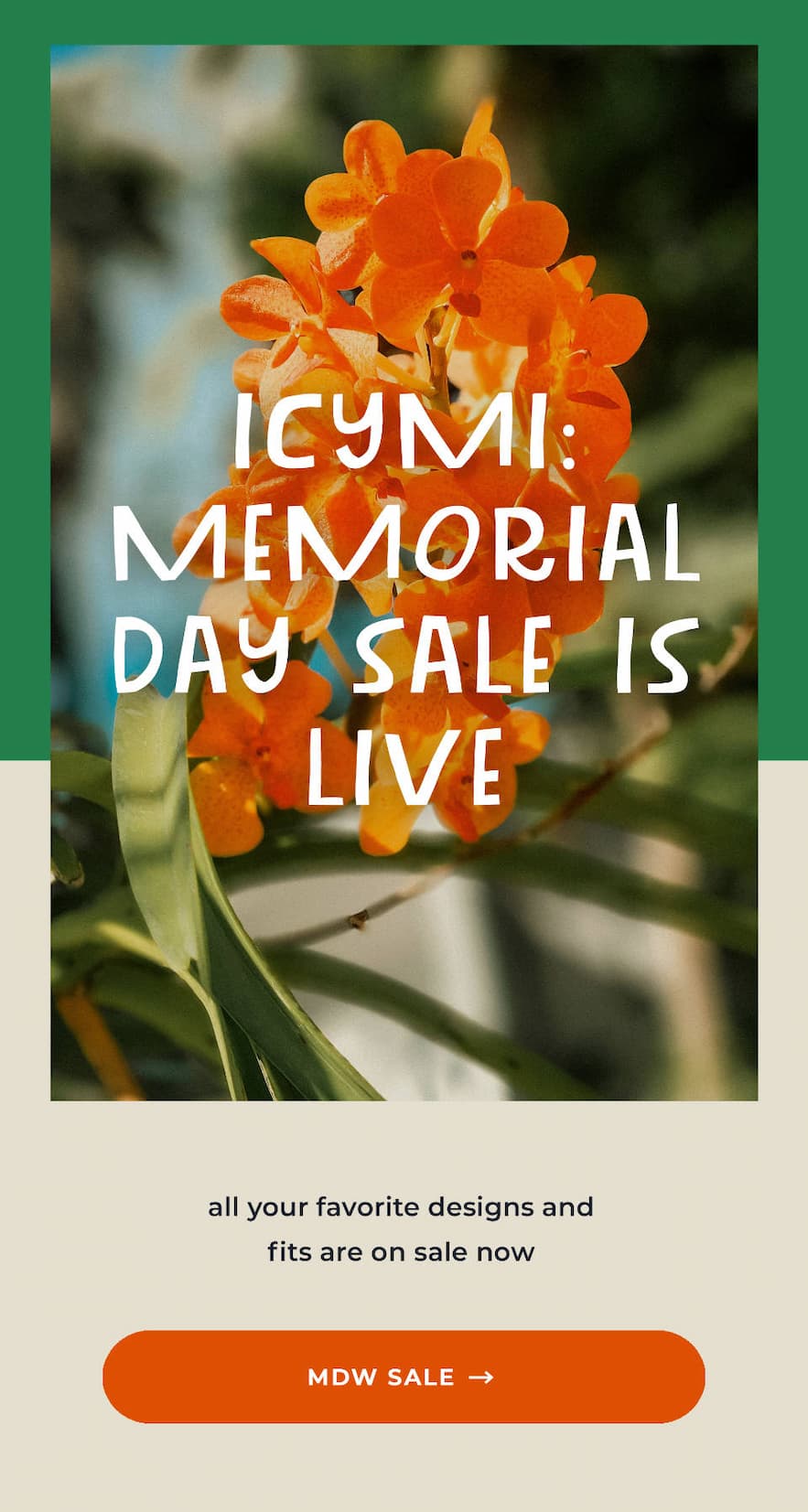 ICYMI: Memorial Day Sale is Live