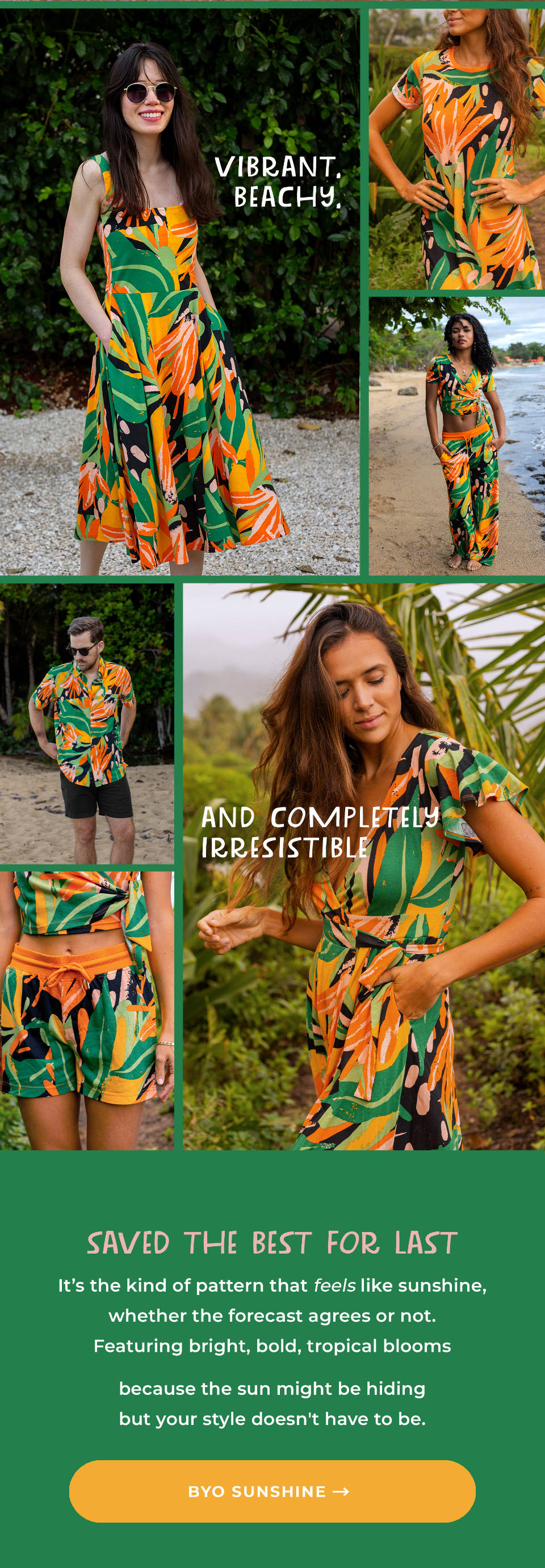 it's the kind of pattern that feels like sunshine, whether the forecast agrees or not. 