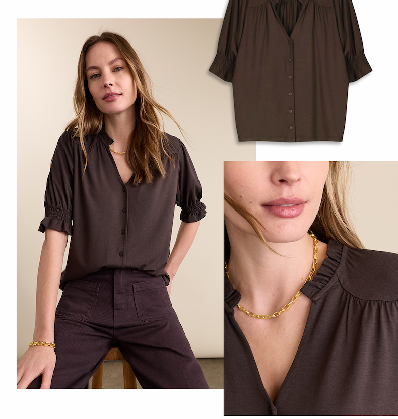 Noa Short Sleeve Blouse