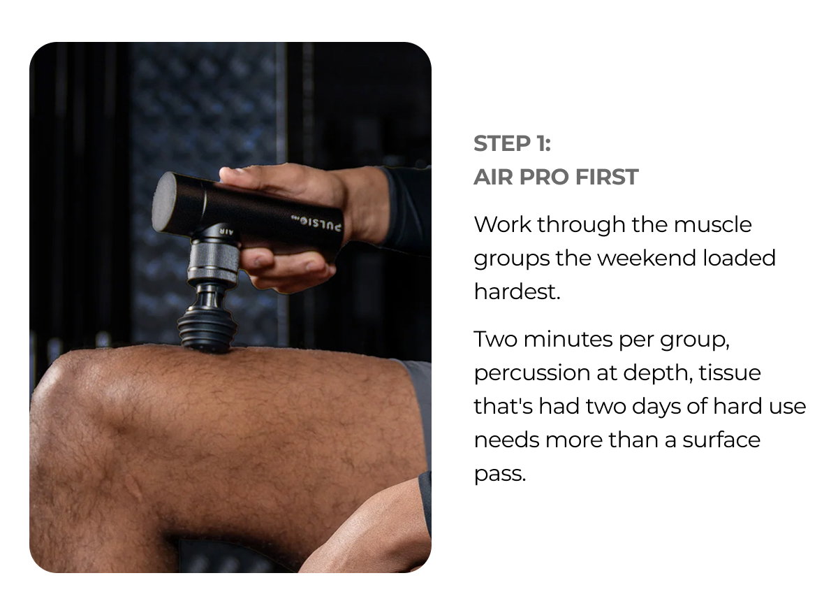 Step 1:  Air Pro first