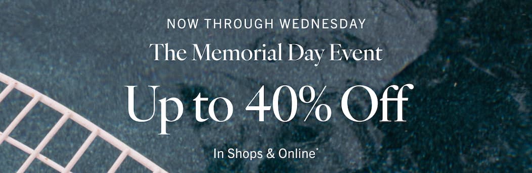 Now Through Wed: Up to 40% Off 