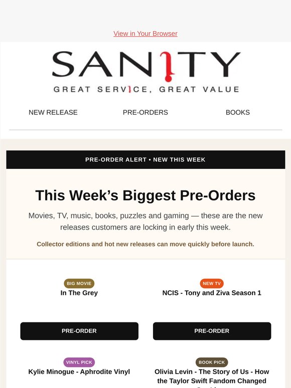 Pre-Order Your Future Favourites Today!