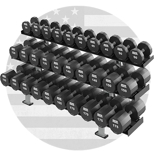 30% Off | Hammer Strength 12-Sided Urethane Dumbbells (Outlet)