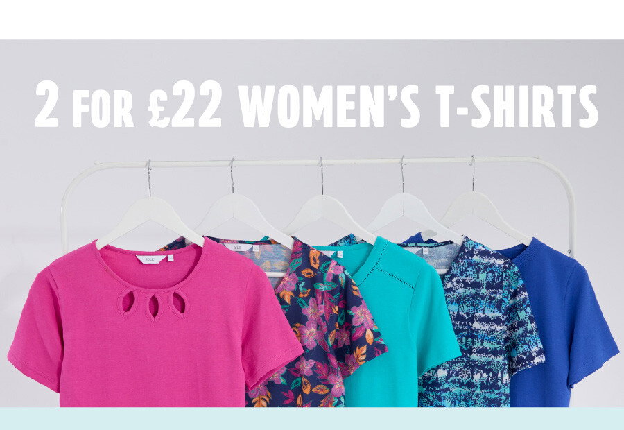 2 for £22 T-Shirts