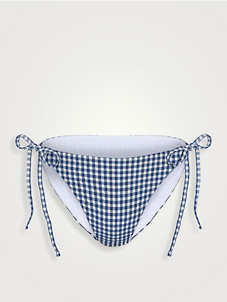 Sculpt Seersucker String Bikini Bottom