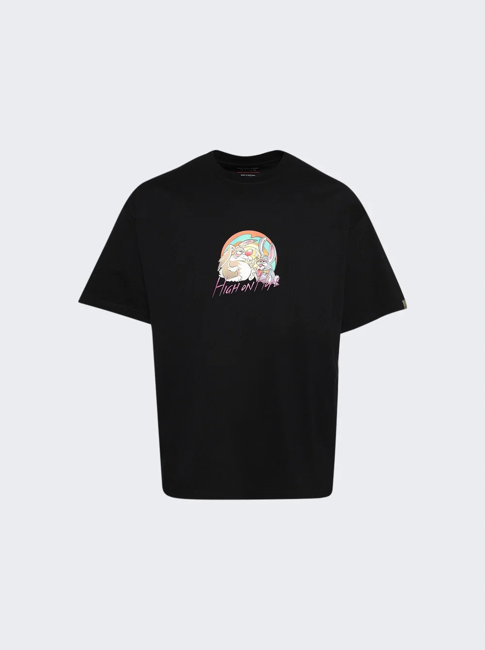 Image of Short Sleeve Oversized Tee Black