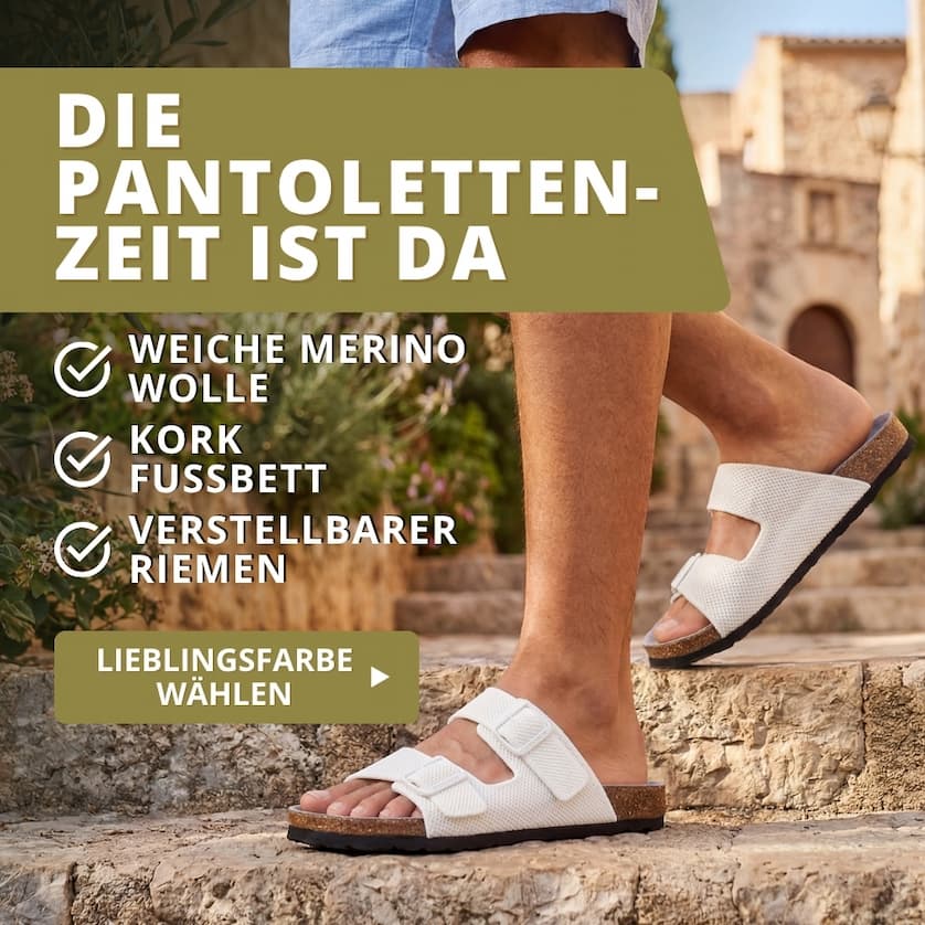 Merino Slides neue Farben und back in stock