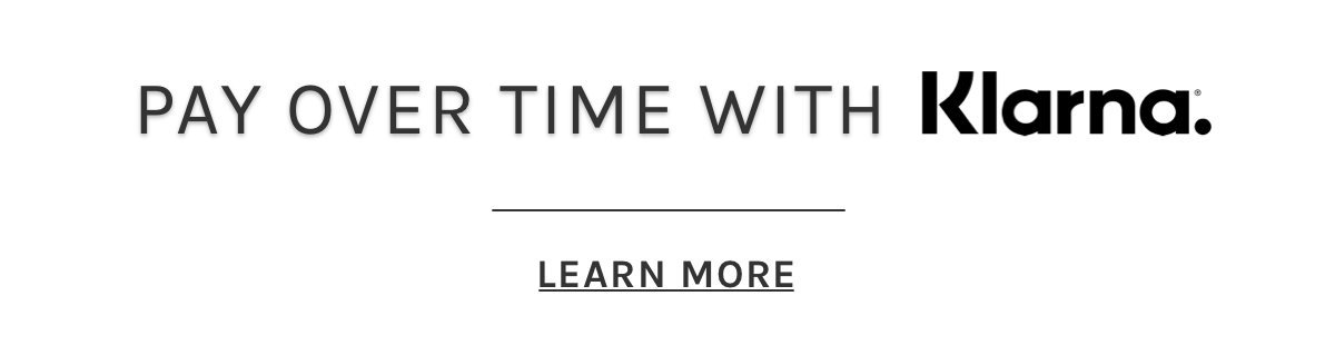 Pay over time with Klarna