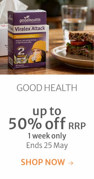 Up to 50% off RRP on Good Health