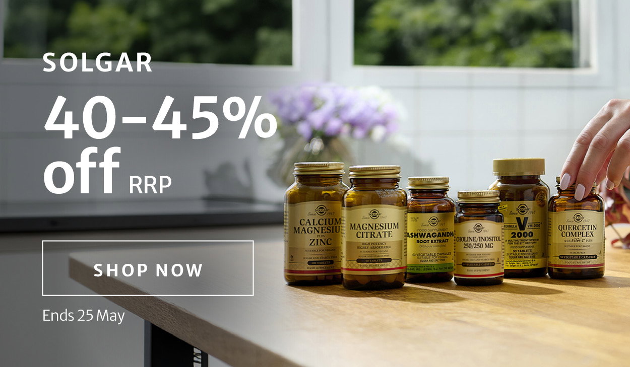 40-45% off RRP on Solgar