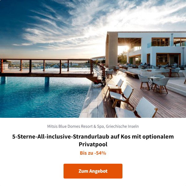5-Sterne-All-inclusive-Strandurlaub auf Kos mit optionalem Privatpool