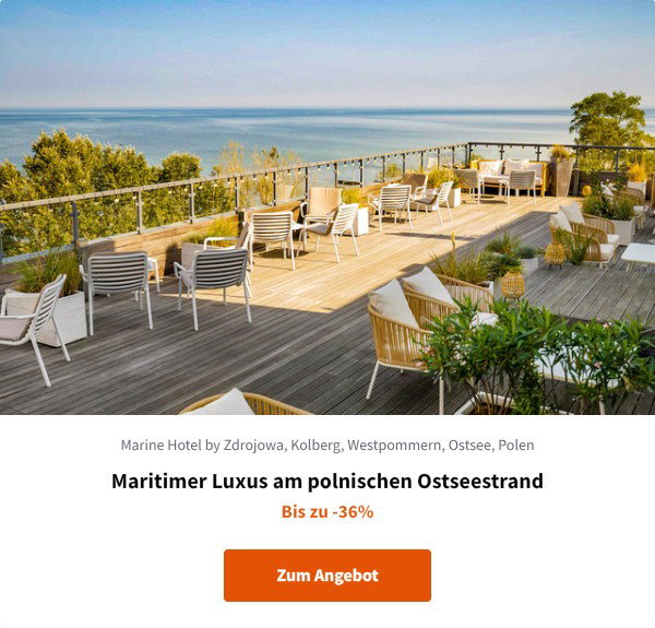 Maritimer Luxus am polnischen Ostseestrand