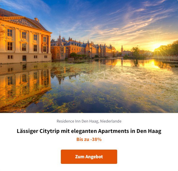 Lässiger Citytrip mit eleganten Apartments in Den Haag