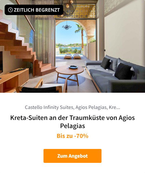 Kreta-Suiten an der Traumküste von Agios Pelagias