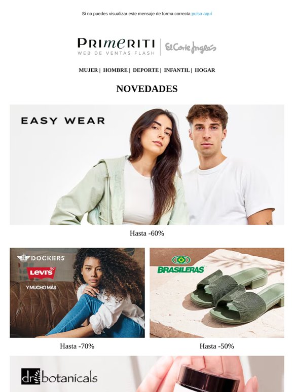 Easy Wear, Dockers, Levi's y Brasileras