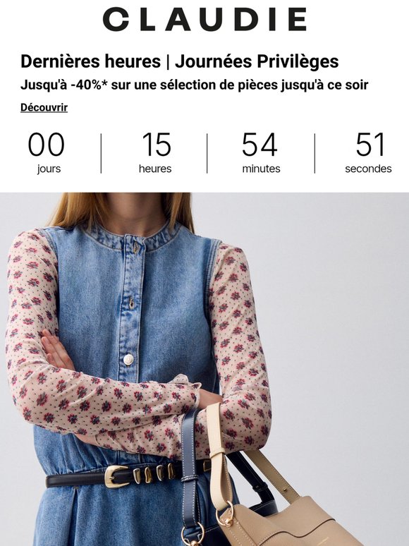 ⏱️ Dernières heures | Jusqu’à -40%
