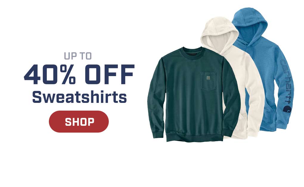 Up to 40% Off Sweatshirts