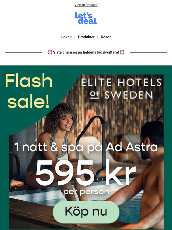 🚀 Ad Astra för 595 kr/person - Sista dagen 🚀